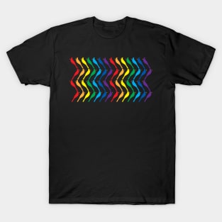 Cardinal rainbow wave T-Shirt